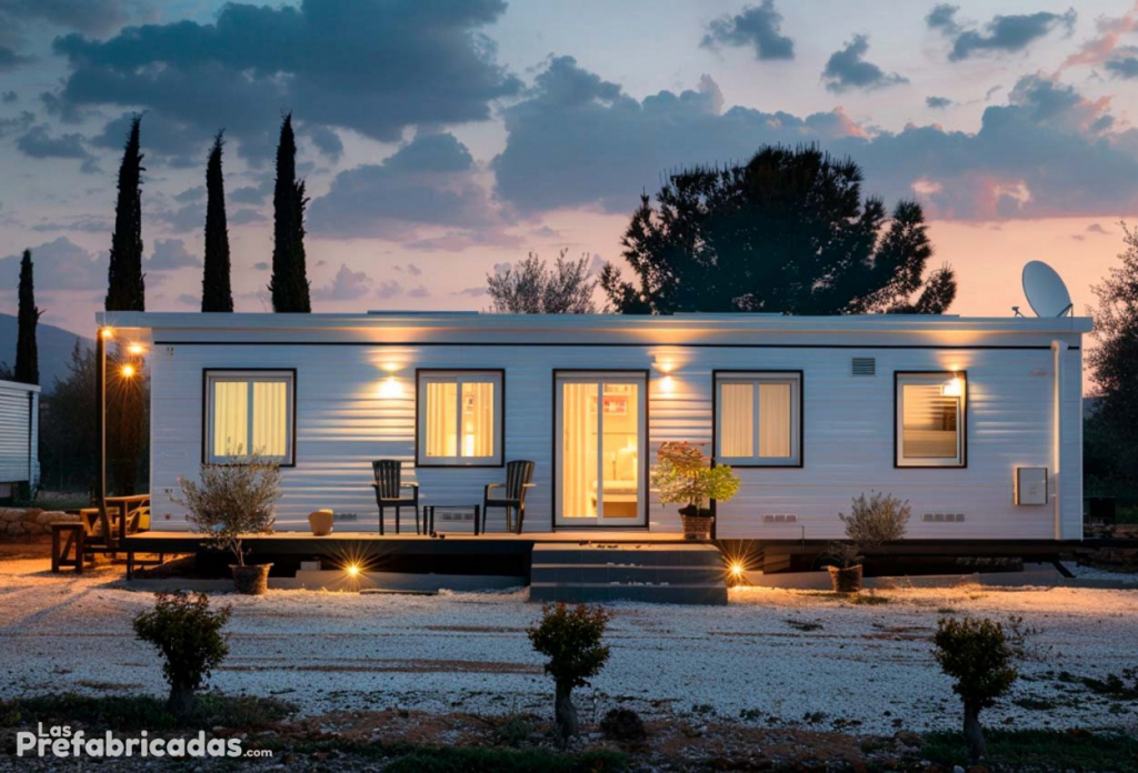 Casa Móvil con diseño clásico en parcela