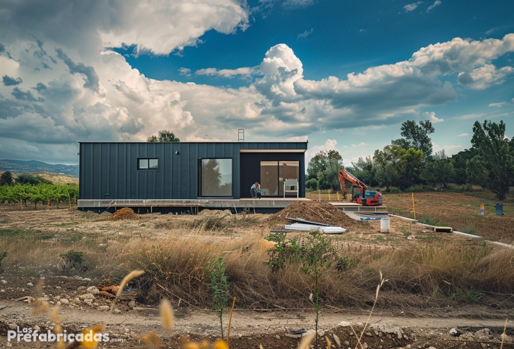 Instalación de casa prefabricada en terreno
